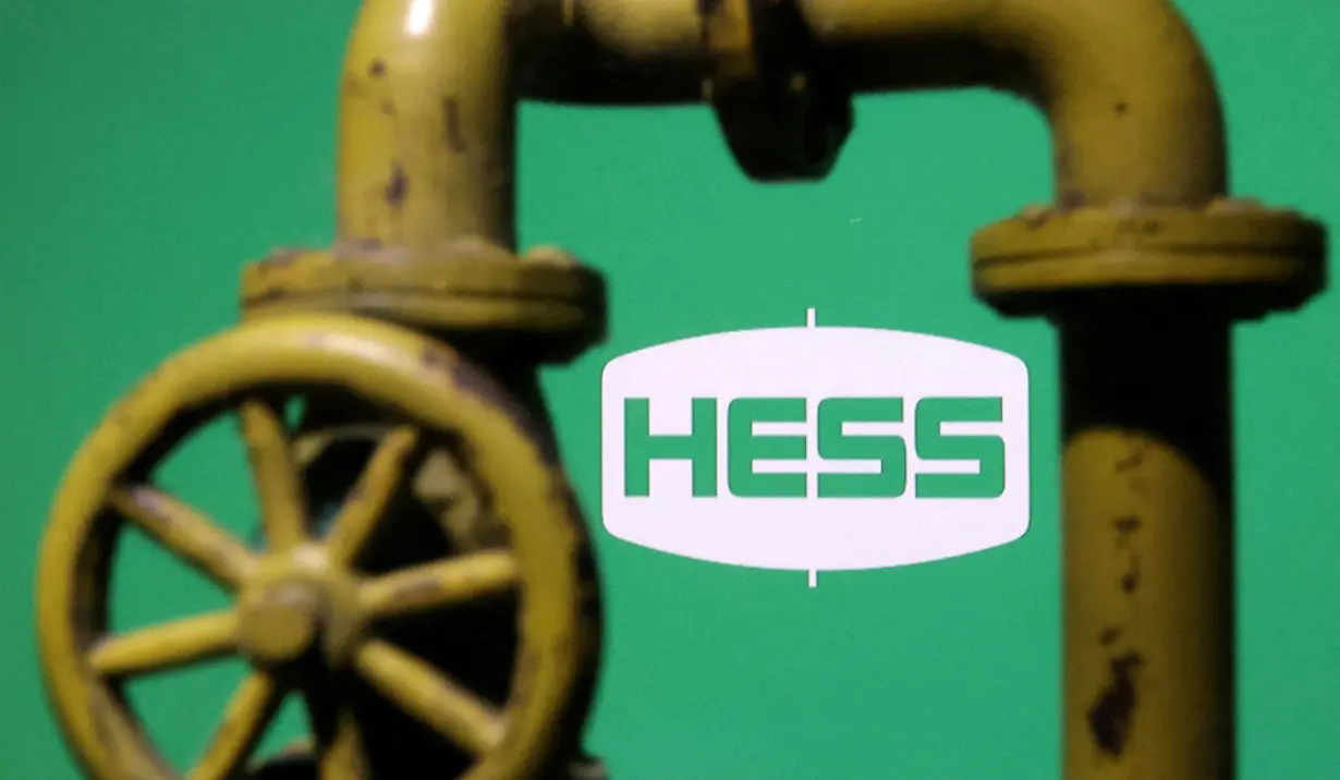 FILE PHOTO: Illustration shows Hess logo