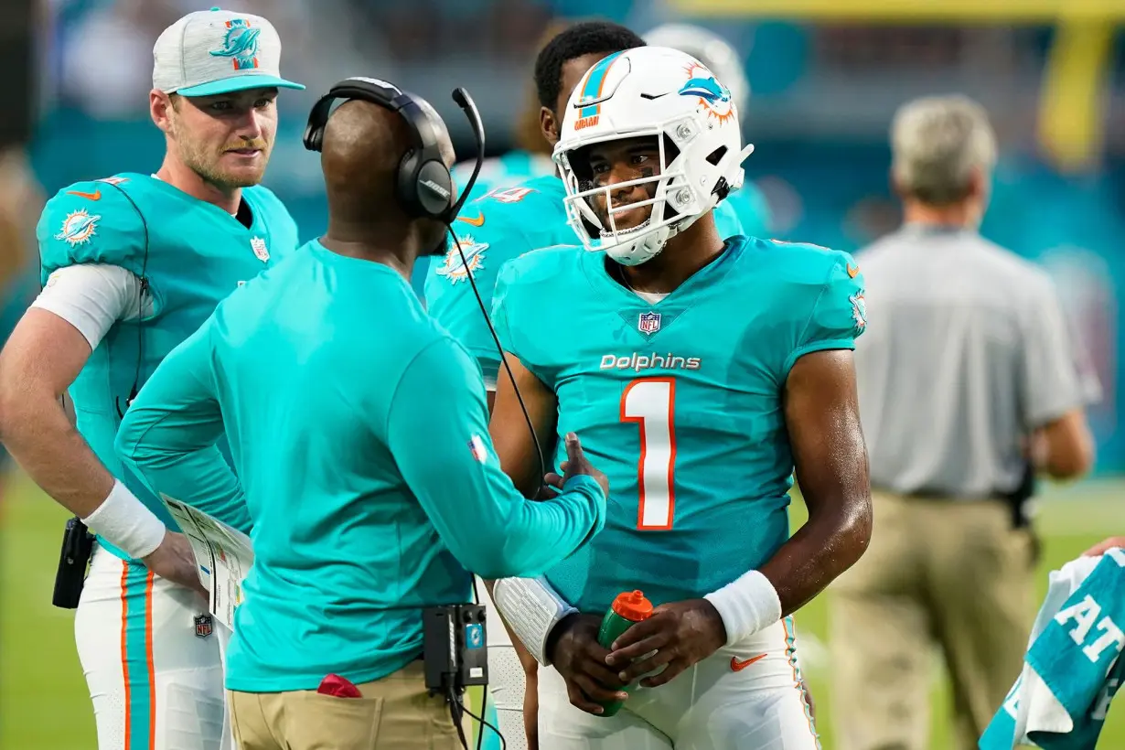 Miami Dolphins QB Tua Tagovailoa criticizes former head coach Brian Flores, calls him a 'terrible person'