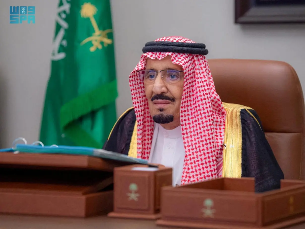 FILE PHOTO: Saudi King Chairs Cabinet Meeting in Jeddah, Saudi Arabia