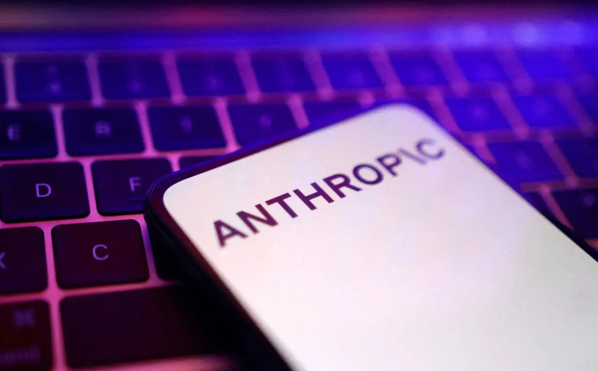 FILE PHOTO: FILE PHOTO: Illustration shows Anthropic logo