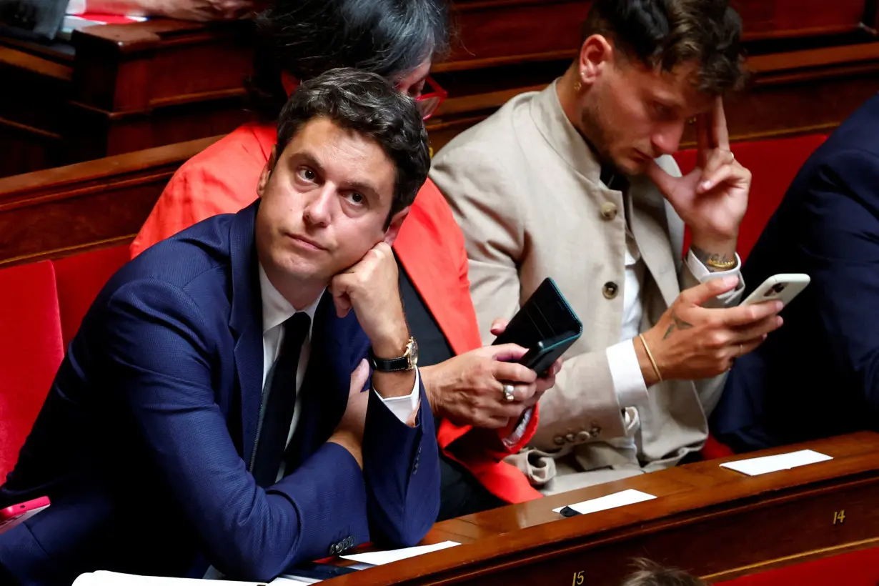 FILE PHOTO: First session of newly elected French National Assembly in Paris