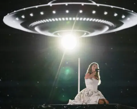 Taylor Swift gives a behind-the-scenes look at Eras Tour in ‘I Can Do It With a Broken Heart’ music video