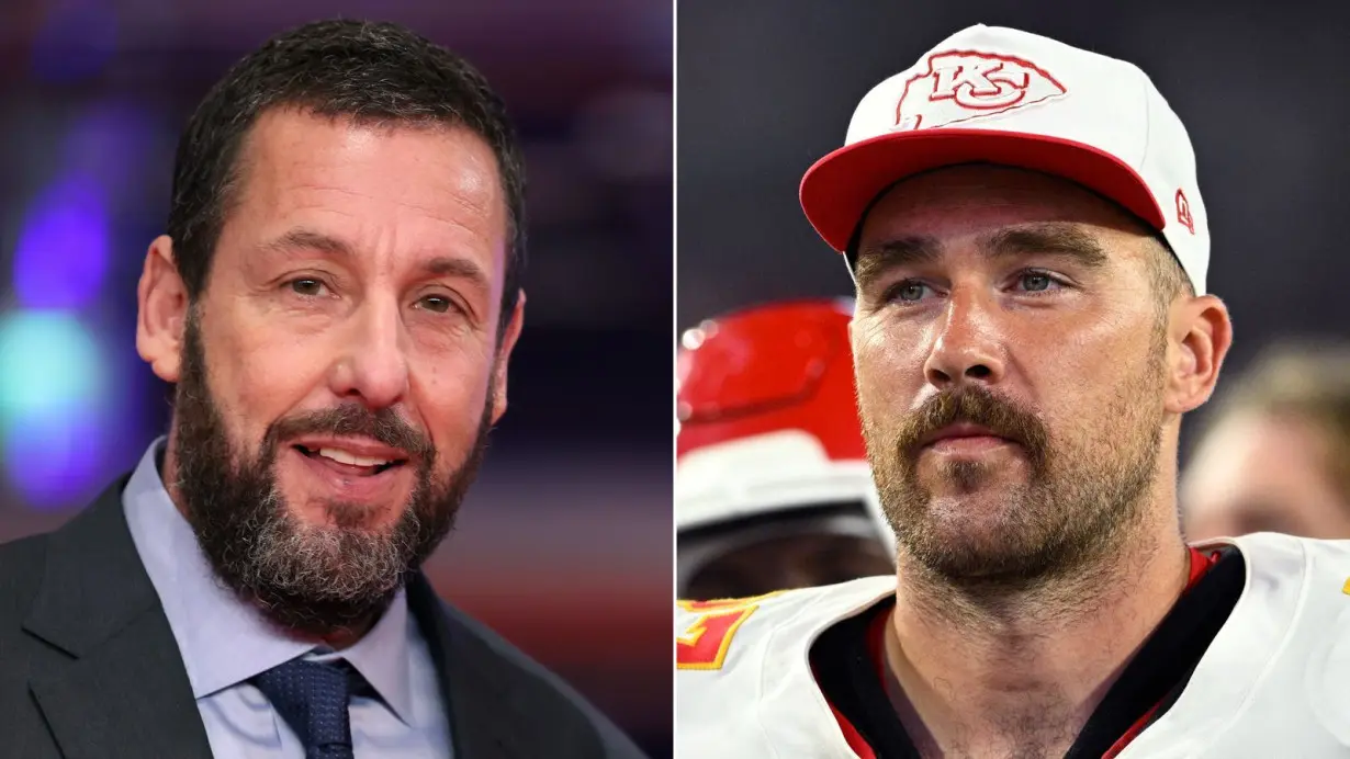 Adam Sandler is putting 'stud' Travis Kelce in the 'Happy Gilmore' sequel