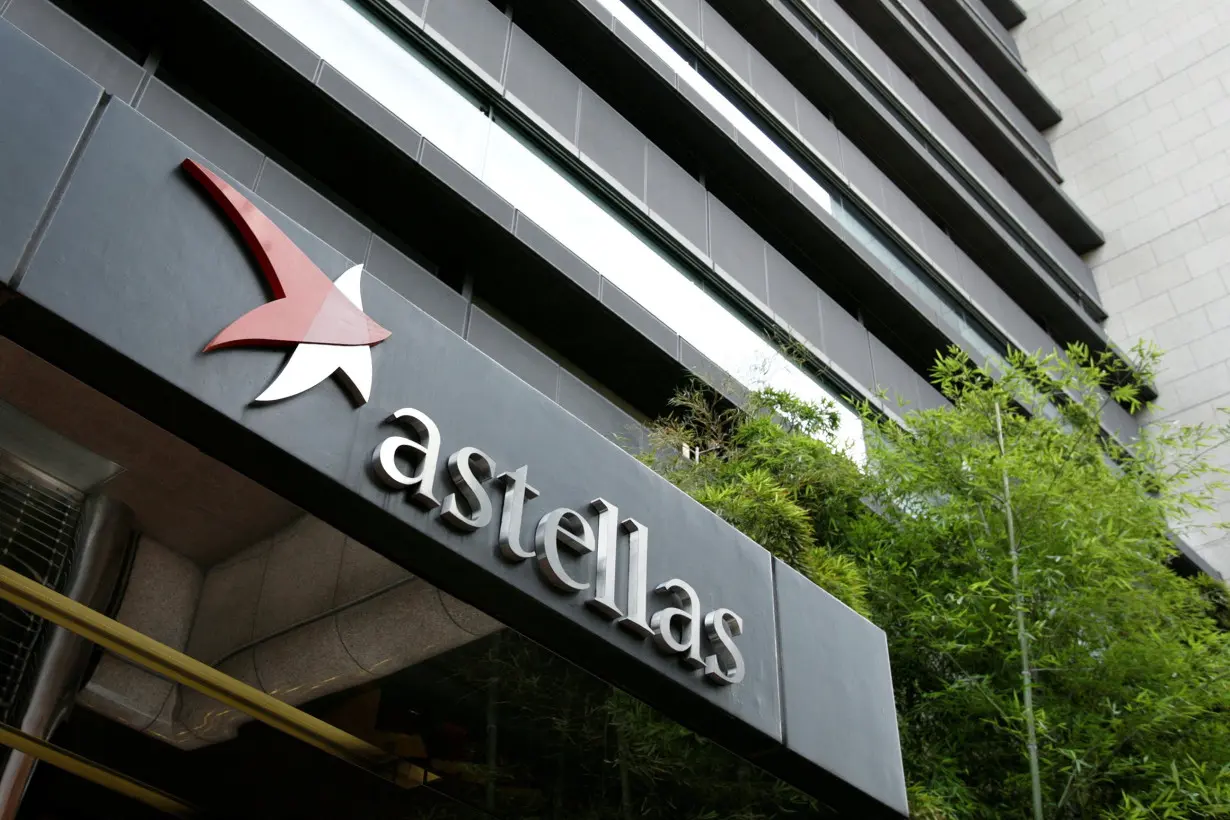 FILE PHOTO: Headquarters of Astellas Pharma Inc. is seen in Tokyo