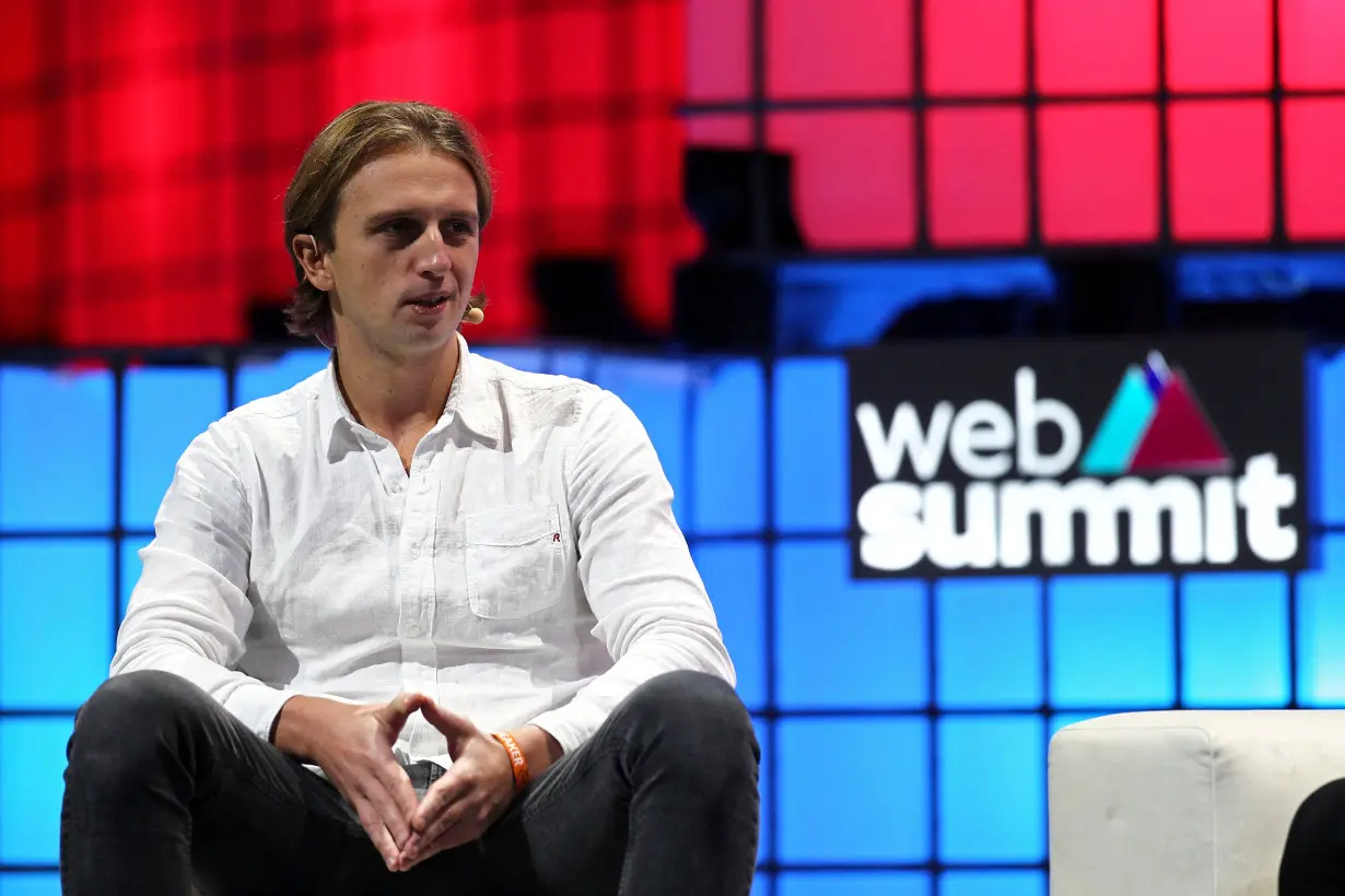 FILE PHOTO: Revolut CEO, Nikolay Storonsky speaks at the Web Summit in Lisbon