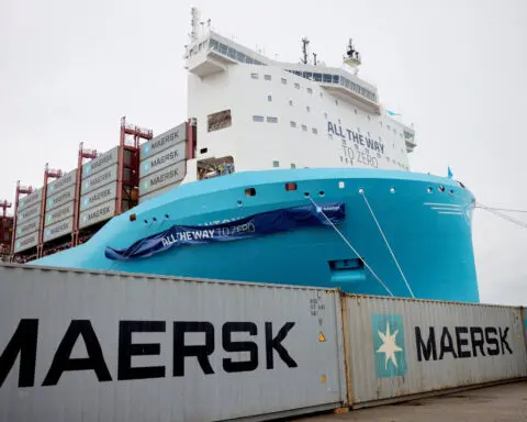 Maersk eyes contigency plans as Canada rail networks close, still takes bookings