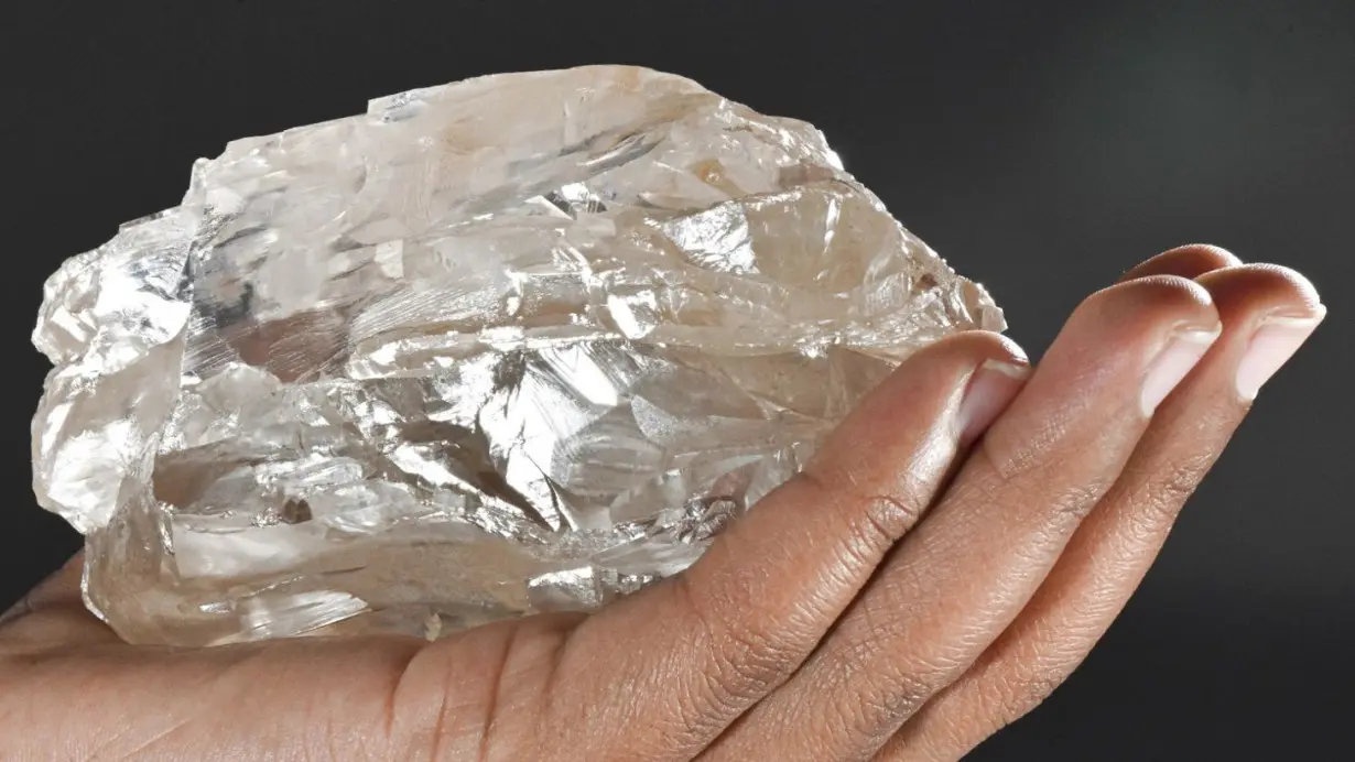 Huge 2,492-carat diamond, believed to be world's second-largest, unearthed in Botswana