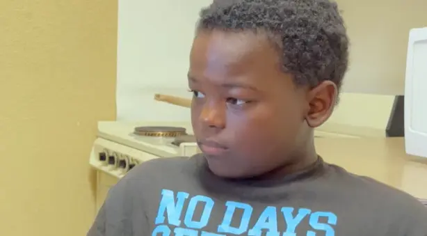 Eight-year-old gunshot victim speaks out with his mother by his side