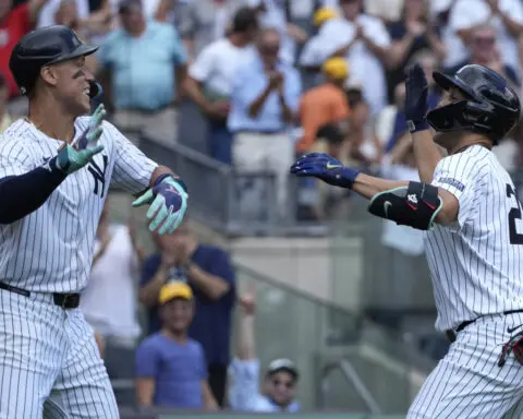 Judge hits MLB-best 48th homer, Cole allows 1 hit in 6 innings as Yankees blank Guardians 6-0