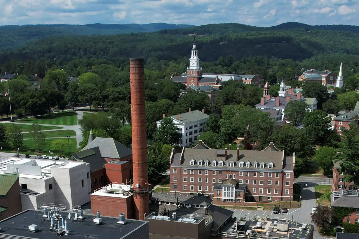 FILE PHOTO: Dartmouth College is pictured in Hanover, New Hampshire