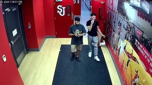 St. John's University Coach Rick Pitino's office burglarized, NYPD says. Video shows the suspects.