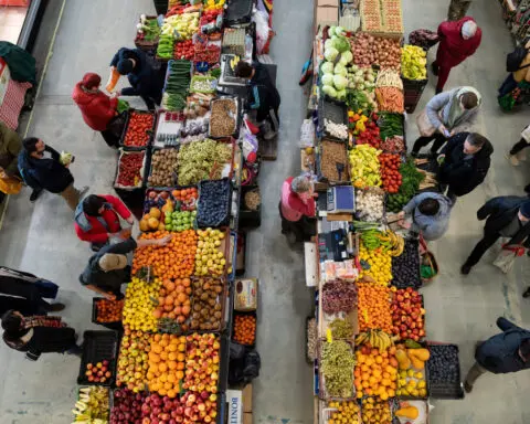 Euro zone consumers' inflation expectations hold steady, ECB survey shows