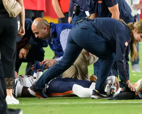 Chicago Bears’ Douglas Coleman III released from hospital and returning to Chicago after frightening on-field injury