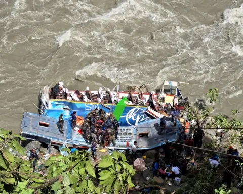 At least 27 killed as bus carrying Indian tourists plunges into Nepal river