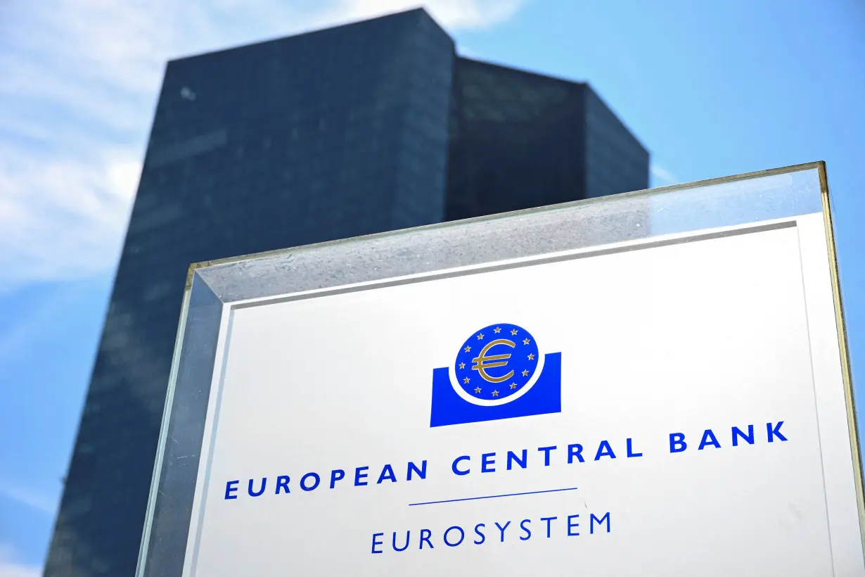 FILE PHOTO: A view of European Central Bank (ECB) headquarters in Frankfurt