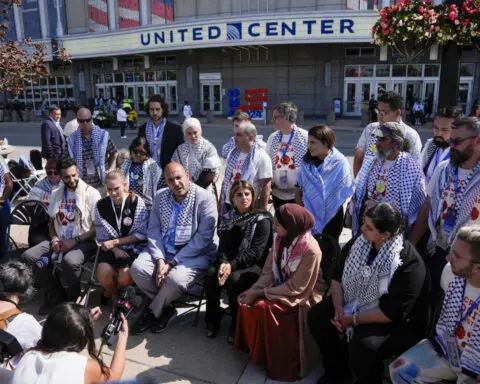 Harris confronts Democratic divisions over Gaza war in convention speech