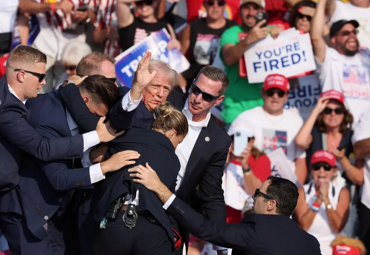 FILE PHOTO: Republican presidential candidate Donald Trump holds a campaign rally in Butler