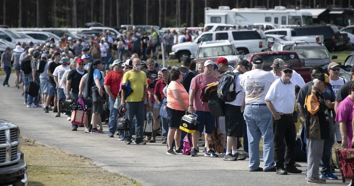 Virus Outbreak North Carolina Speedway