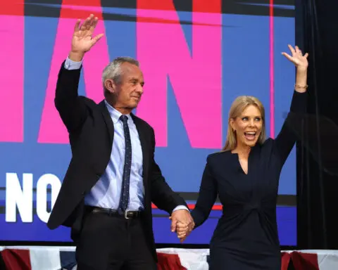 Cheryl Hines comments on husband RFK Jr.’s decision to drop out of race, does not mention his Trump endorsement