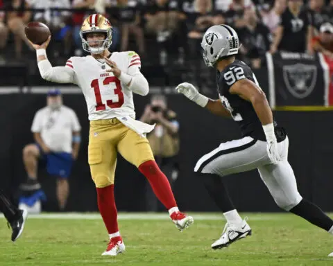 Brock Purdy has mixed results in 49ers' 24-24 preseason tie with the Raiders