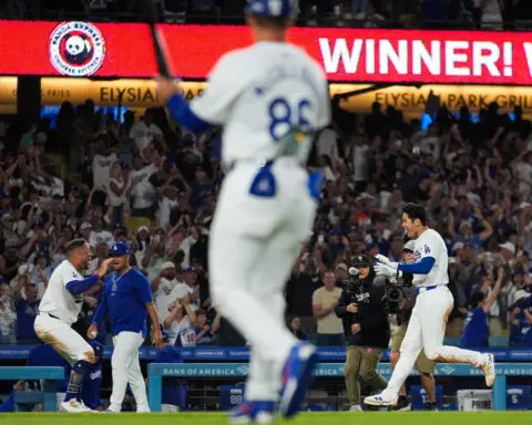 Shohei Ohtani joins famed 40-40 club after extraordinary walk-off grand slam