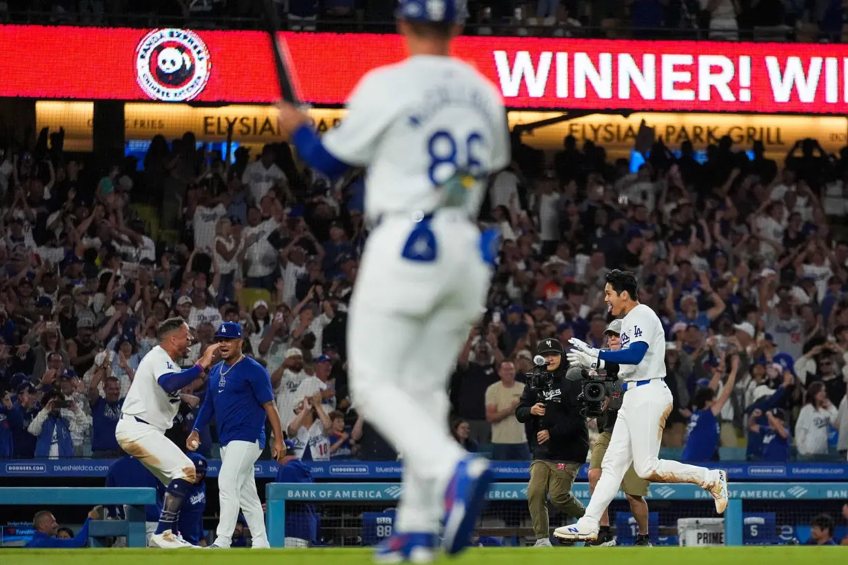 Los Angeles Dodgers player, Shohei Ohtani's walk-off grand slam sealed a 7-3 victory over the Tampa Bay Rays.