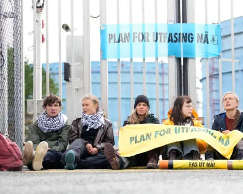 Greta Thunberg, activists block parts of Norwegian gas processing plant