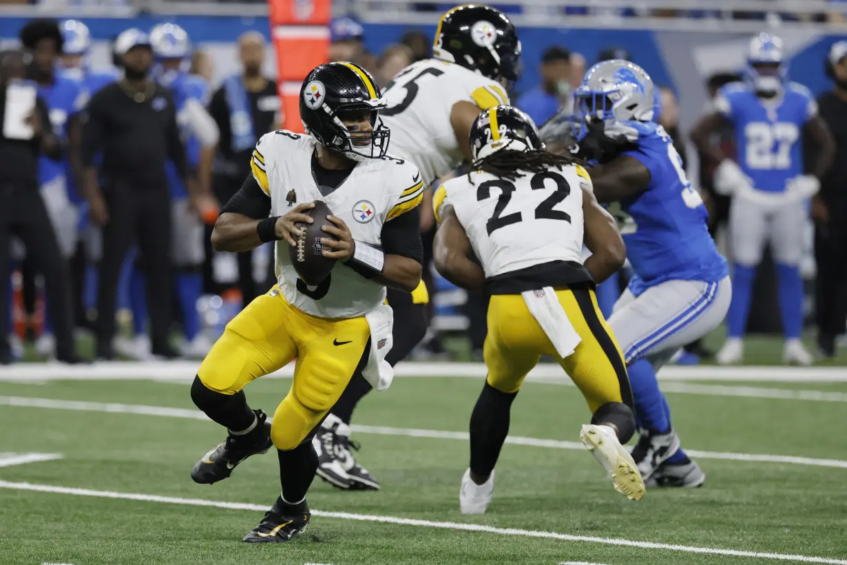 Steelers Lions Football