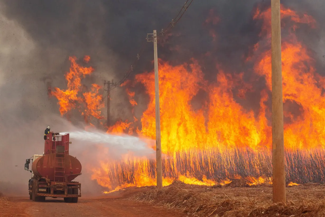 Wildfires affecting 30 cities in Brazil's Sao Paulo state