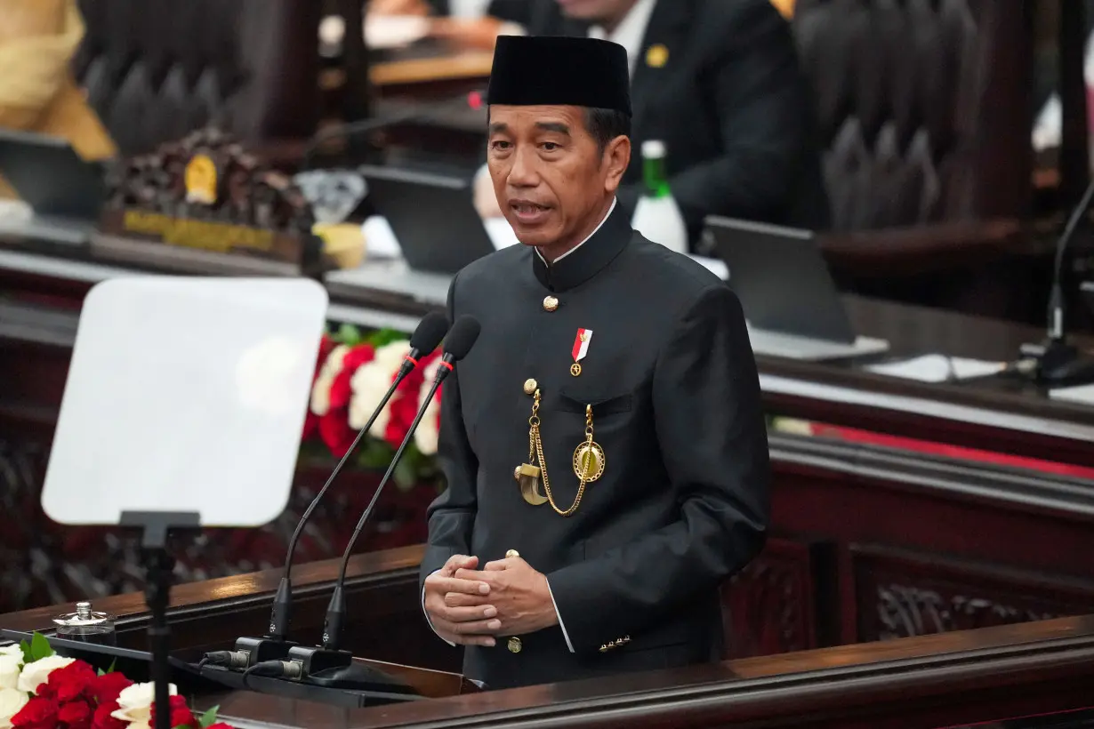 Annual State of the Nation Address, ahead of the country's Independence Day, in Jakarta