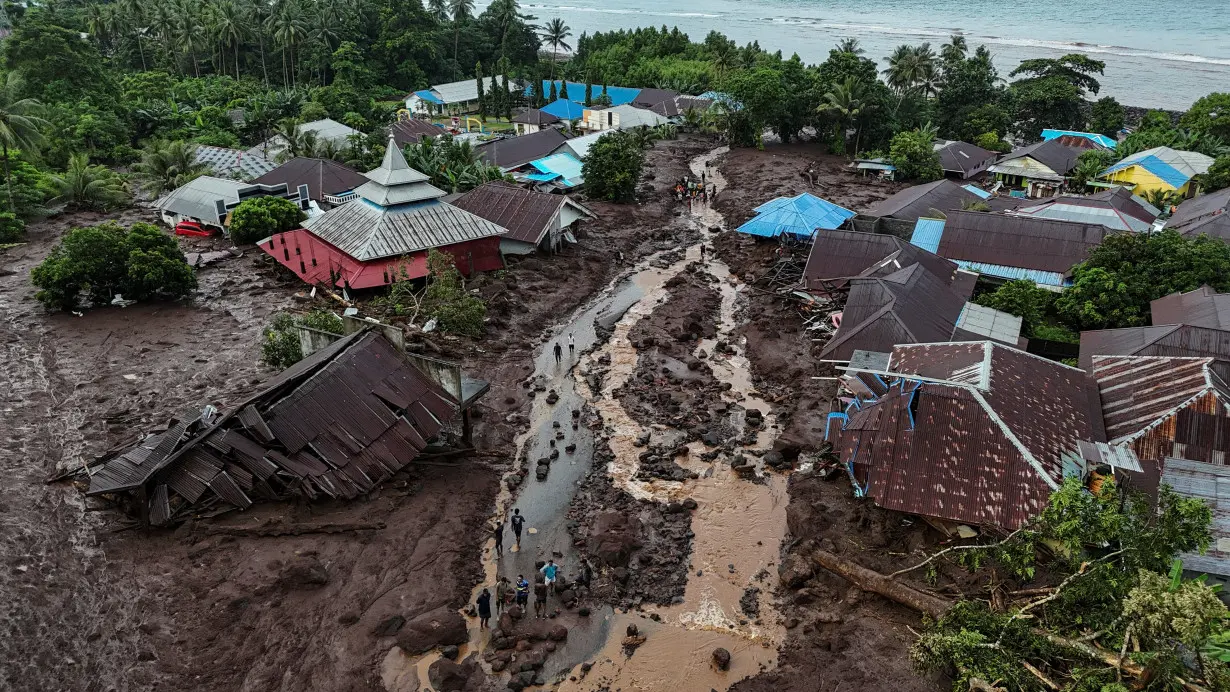 Flashfloods in Ternate, North Maluku province