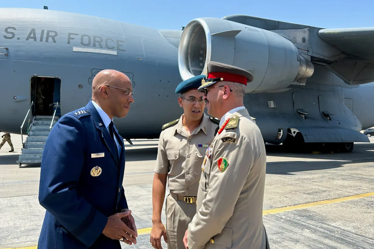 U.S. Joint Chiefs of Staff Chairman Brown arrives in Cairo