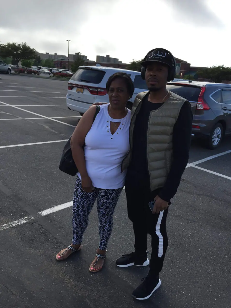 Hyacinth Watson and her son, Omar Watson. 