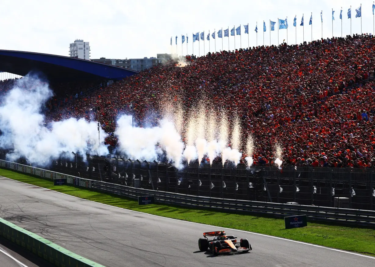 Lando Norris won the race by more than 20 seconds in the Dutch Grand Prix.