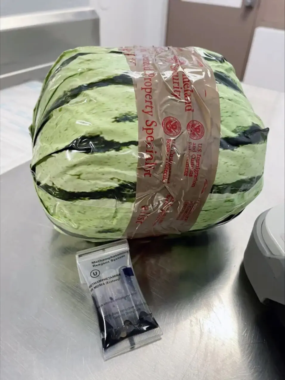 Customs officers in California seize $5 million worth of methamphetamine disguised as watermelons