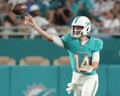 Dolphins release Mike White, leaving Skylar Thompson as the team's No. 2 QB, AP source says