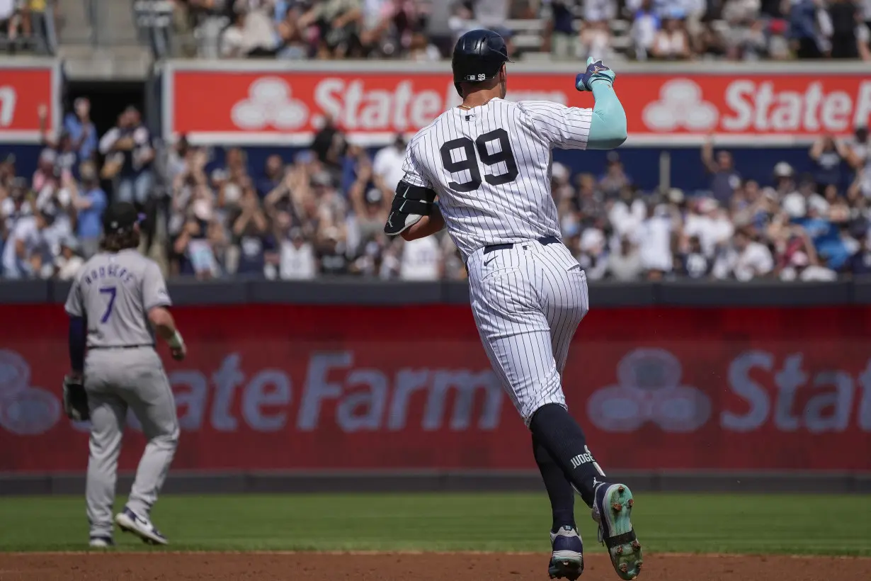 Rockies Yankees Baseball