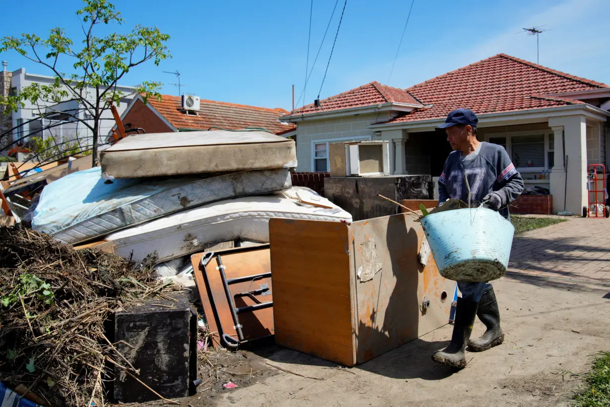 FILE PHOTO: Cleanup operations are underway following severe flooding in the Australian state of Victoria