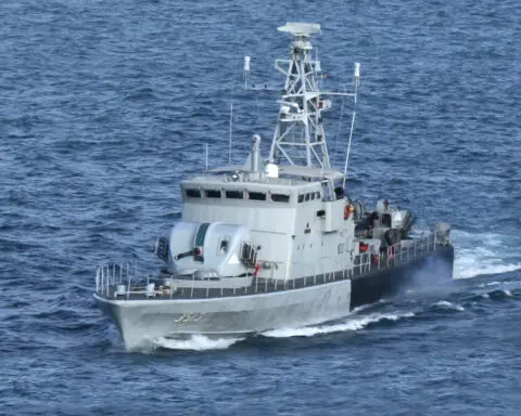 Malaysian naval attack ship sinks after hitting unknown object