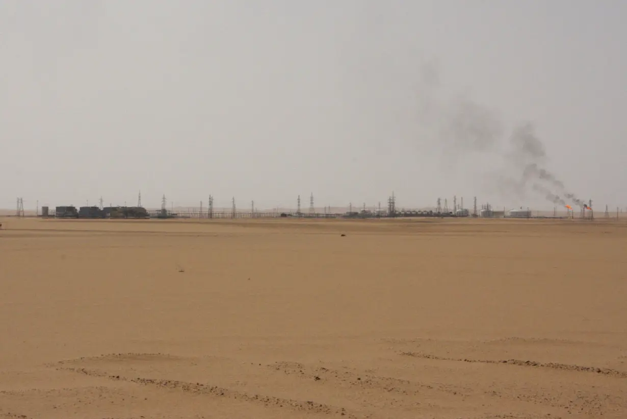 FILE PHOTO: View shows Sharara oil field near Ubari