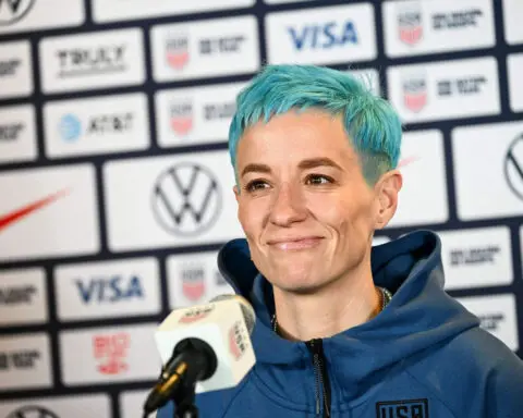 American soccer icon Megan Rapinoe has jersey retired by former NWSL club Seattle Reign