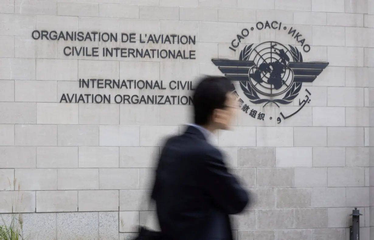 FILE PHOTO: Members of ICAO agency arrive at their headquarters in Montreal