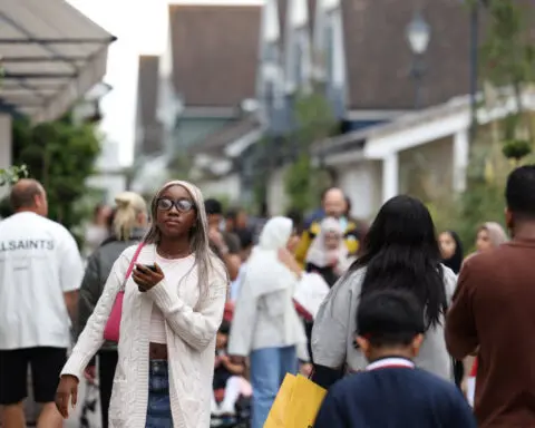 UK shop prices dip for first time in nearly 3 years, survey shows