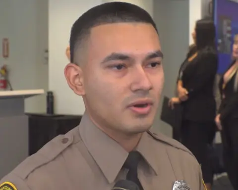 Police officer honored for saving man's life shortly after joining department