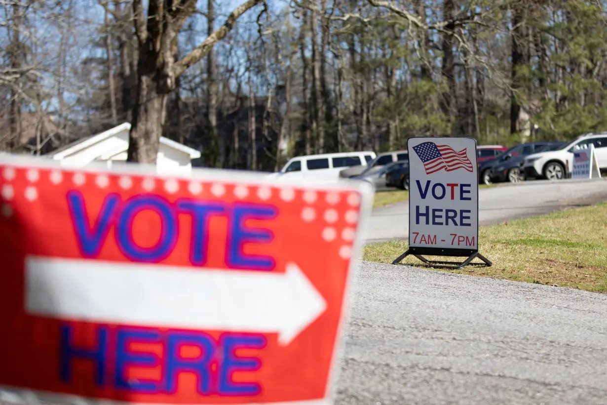 Georgia Presidential Primary Election, in Atlanta