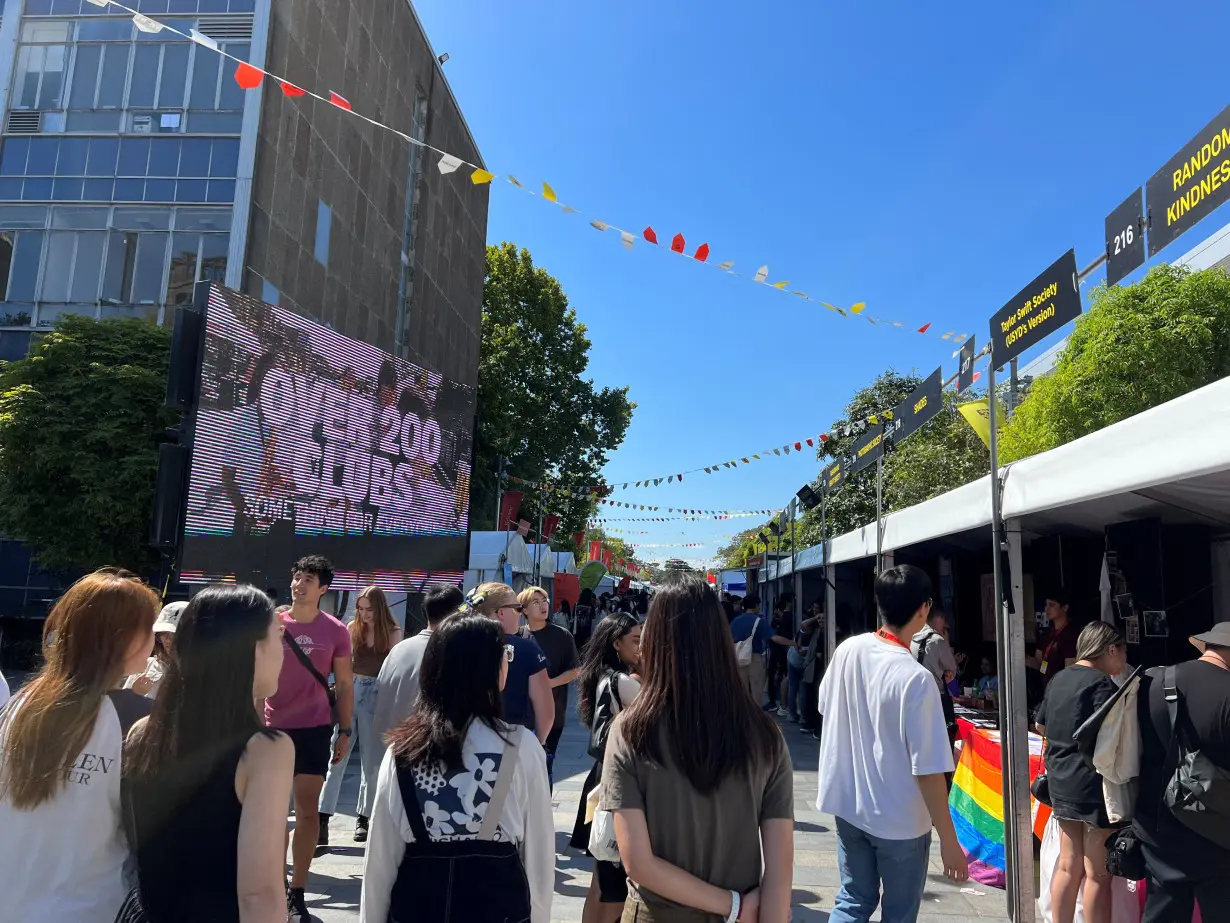 Orientation week at The University of Sydney, Camperdown, Sydney