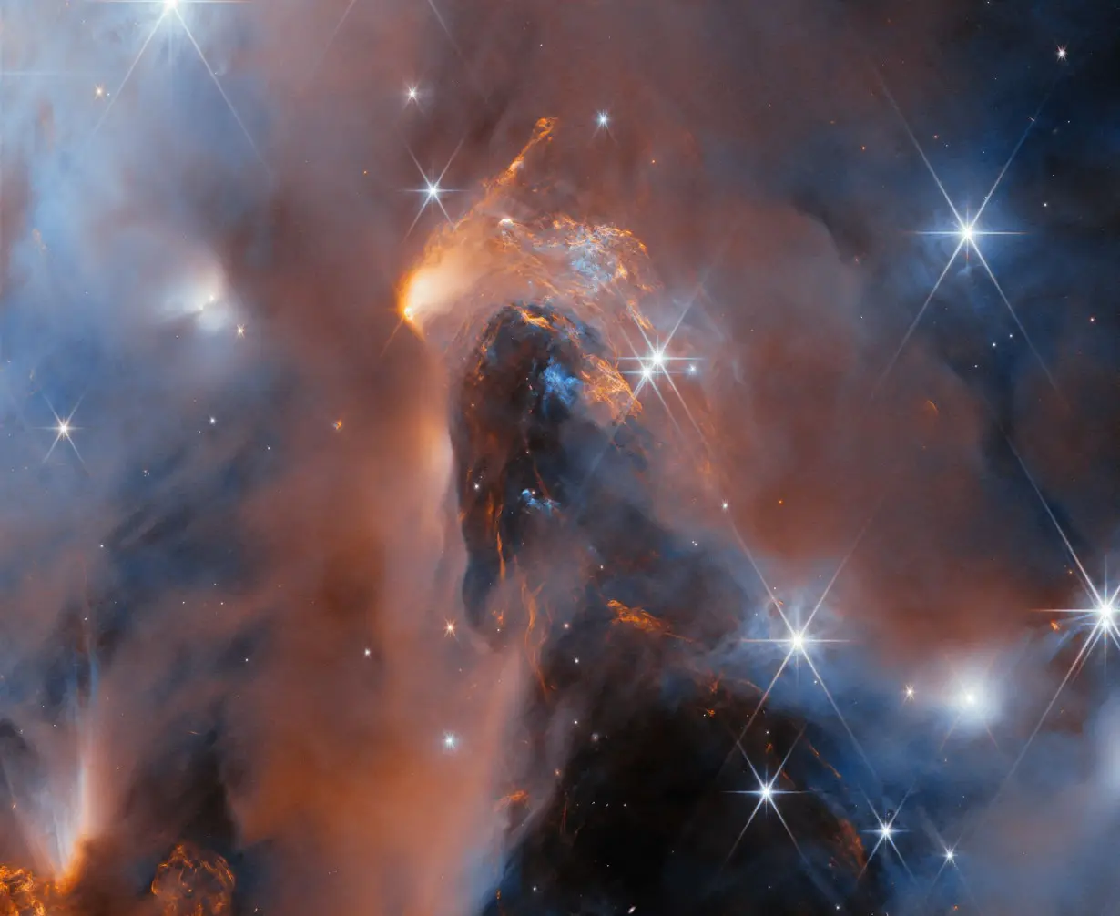 Webb telescope spots six rogue worlds within a glowing cosmic cloud