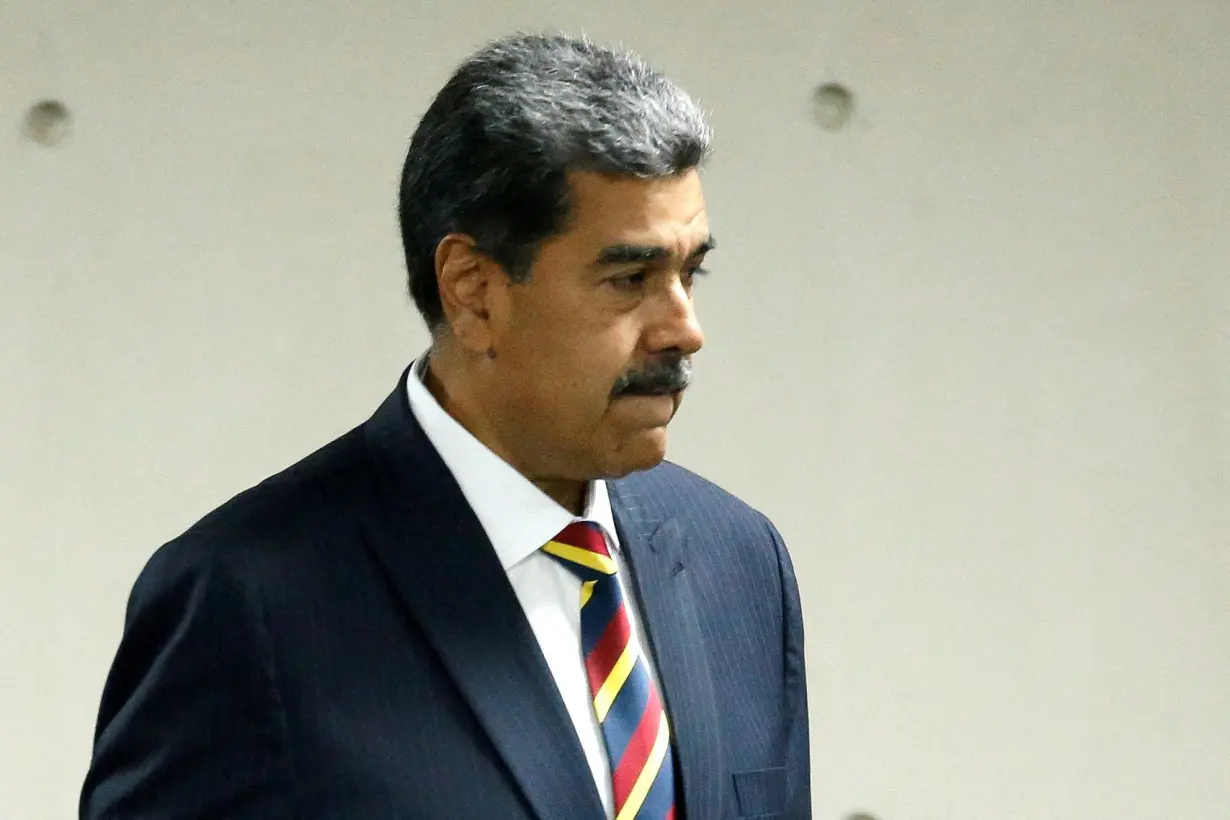 FILE PHOTO: Venezuela's President Nicolas Maduro at the Supreme Court of Justice, in Caracas