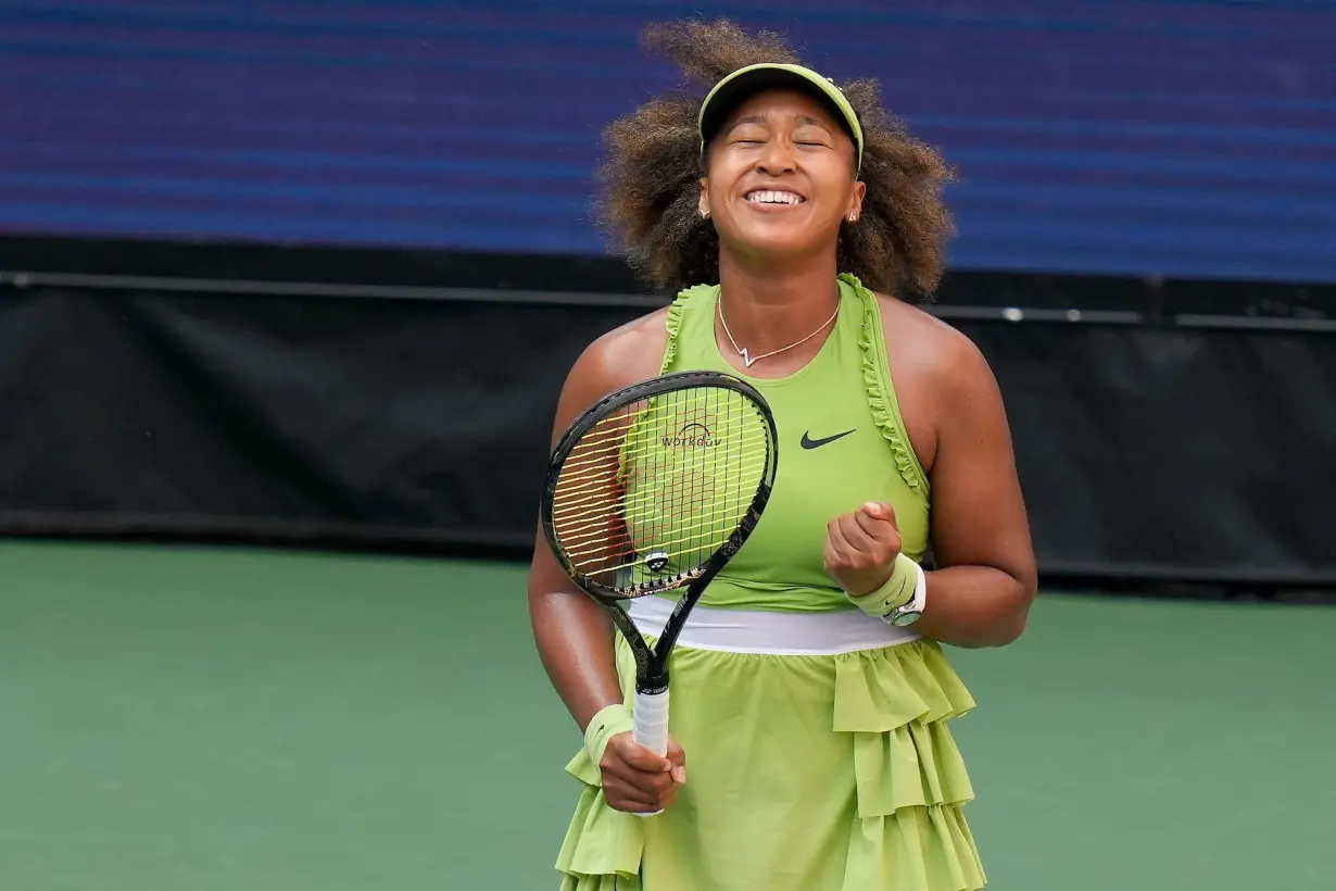 Naomi Osaka records first top 10 win in more than four years to reach US Open second round