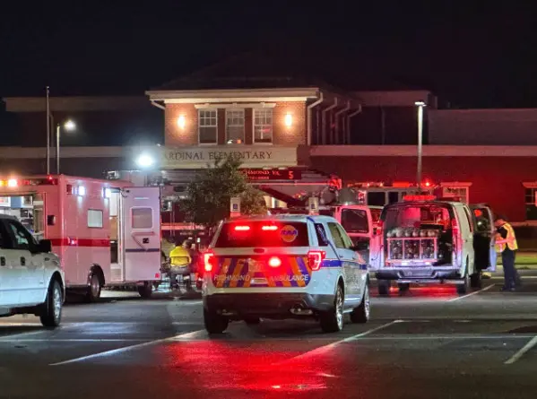 Class canceled after lightning strike sparks fire that damages school